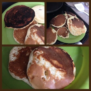 ruined pancakes... my specialty